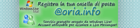 Servizio di posta elettronica @oria.info